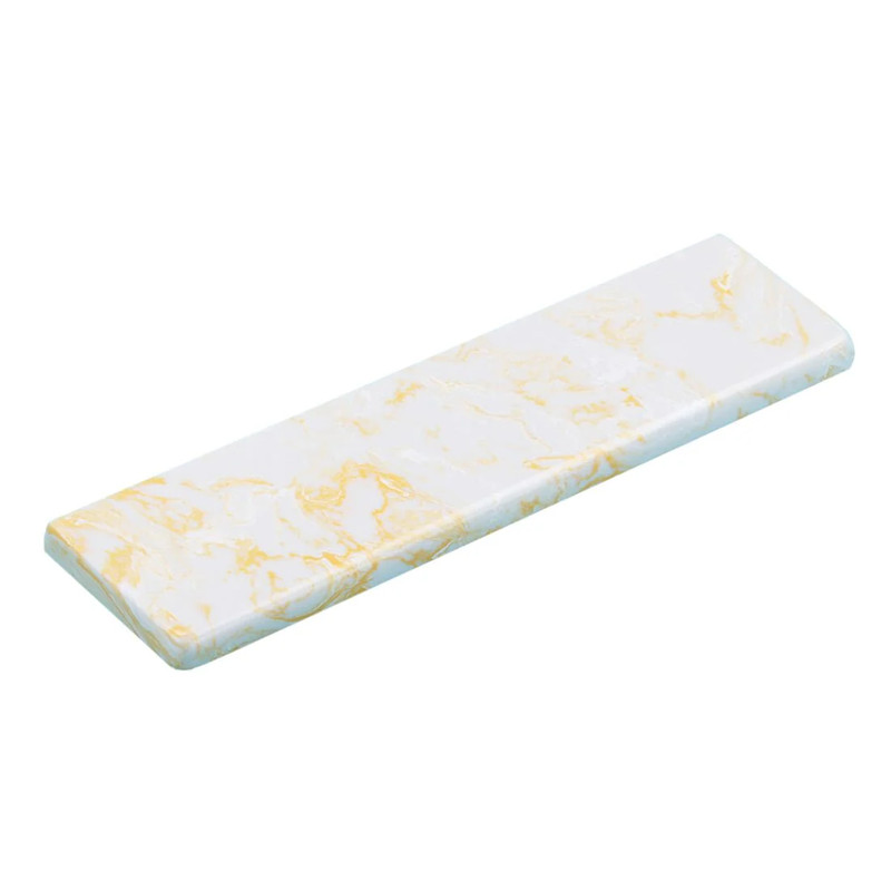 Quartz Stone Keyboards Wrist Rest - Golden - مسند معصم
